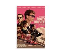 LOKLNEYK Baby DriverModern - Póster de pared minimalista para sala de estar, dormitorio, oficina, una decoración simple pero llamativa para hogares modernos, 50 x 75 cm, estilo sin marco
