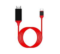 LOKLNEYK Cable USB-C A HDMI De 1,8 M (6 Pies) - Adaptador Convertidor HD 1080p, Compatible con Teléfonos Y Televisores Samsung/Galaxy/Android For Oficina En Casa