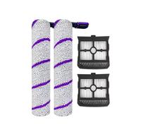 LOKLNEYK Compatible con Narwal S20 Pro y Rowenta X-Clean 10, Juego de Accesorios con Filtro HEPA y Cepillo Giratorio for aspiradoras en seco y húmedo.(Burgundy)