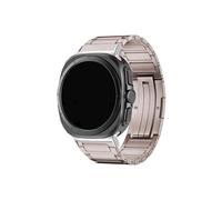 LOKLNEYK Correa curvada de titanio sin costuras adecuada for Samsung Galaxy Watch 7 Ultra 47mm(Titanium)