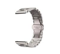 LOKLNEYK Correa de acero inoxidable de 22 mm compatible con for Huawei Watch GT6 Pro GT5 GT4 GT3 GT2 de 46 mm.(Titanium color,22mm)