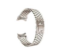 LOKLNEYK Correa de acero inoxidable de ajuste rápido sin costuras for Samsung Galaxy Watch 6 Classic 47mm 43mm 4 42 46mm 5 Pro 45mm 40mm 44mm(Starlight,For Galaxy watch6 40)