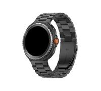 LOKLNEYK Correa de acero inoxidable de metal compatible con for Samsung Galaxy Watch 8 Classic de 46 mm y Watch8 de 40 mm y 44 mm.(Smokey Mauve)