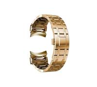 LOKLNEYK Correa de acero inoxidable sin espacios for Samsung Galaxy Watch 6 Classic, 43mm, 47mm, 6, 5, 4, 40mm, 44mm, 5Pro, 45mm, banda de Metal de ajuste rápido(Rose gold,Watch 6 classic 47mm)