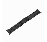 LOKLNEYK Correa De Acero Inoxidable Sin Huecos Apta For Samsung Galaxy Watch Ultra De 47 Mm Pulsera Con Extremo Curvo Apta For Watch ULTRA De 47 Mm Correa De Reloj De Metal(Black black)