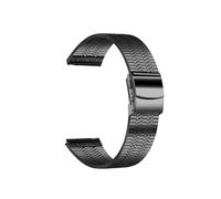 LOKLNEYK Correa De Metal Compatible Con For Amazfit GTR 4 3 Pro/GTS 4 2 2e 47 Mm(Black,For HUAWEI 20mm)