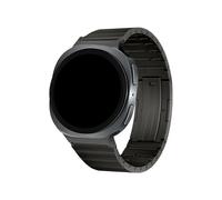 LOKLNEYK Correa de metal de titanio compatible con for Samsung Galaxy Watch 8 (40/44 mm), Classic (46 mm) y Galaxy Watch Ultra (47 mm), correa de liberación rápida.(Black,For Galaxy Watch 8 44mm)