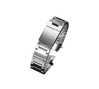 LOKLNEYK Correa de reloj de acero inoxidable sólido de 22mm apta for Tudor Black Bay 79230 79730 Heritage Chrono pulsera de reloj