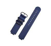 LOKLNEYK Correa De Reloj De Nailon Con Anillo De Metal Convexo De 24x16mm Apta For TIMEX Tidal T2N721 T2N720 TW2T76500 TW2T76300 Correa De Reloj Deportiva De Lona Transpirable(Blue black)