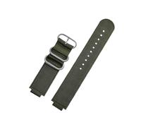 LOKLNEYK Correa De Reloj De Nailon Con Anillo De Metal Convexo De 24x16mm Apta For TIMEX Tidal T2N721 T2N720 TW2T76500 TW2T76300 Correa De Reloj Deportiva De Lona Transpirable(Army Green silver)