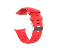 LOKLNEYK Correa de reloj duradera de silicona correa de pulsera apta for reloj Polar Vantage V(Red)