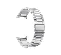 LOKLNEYK Correa de titanio/acero inoxidable sin costuras for Samsung Galaxy Watch 4/5/6 Classic 43 47mm 40/44mm(Titanium Silver C,Galaxy Watch 6 44mm)