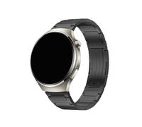 LOKLNEYK Correa De Titanio De 22mm Compatible Con For Huawei Watch 4 3 Pro Ultimate/GT2, Correa De Metal Compatible Con For HUAWEI GT 3 De 46MM(Black)