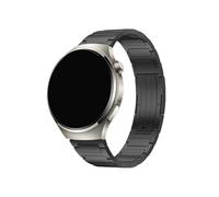 LOKLNEYK Correa de titanio de 22mm for Huawei Watch 4 4PRO Ultimate GT 2/2e 3pro 46mm, pulsera de Metal de lujo for hombre apta for Huawei WatchGT3 Pro Band(Black,22mm Universal)
