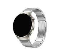 LOKLNEYK Correa de titanio de 22mm for Huawei Watch 4 4PRO Ultimate GT 2/2e 3pro 46mm, pulsera de Metal de lujo for hombre apta for Huawei WatchGT3 Pro Band(Silver,For Watch GT2 46mm)