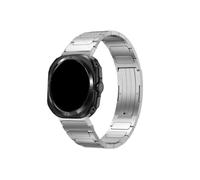LOKLNEYK Correa de titanio de ajuste rápido y sin costuras for Samsung Galaxy Watch 7 Ultra 47mm(Silver)