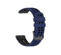 LOKLNEYK Correa deportiva transpirable perforada de doble fila, compatible for Huawei Watch GT6/6 Pro de 46 mm.(Midnight black,For GT6 GT6pro 46mm)