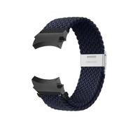 LOKLNEYK Correa tejida de ajuste rápido sin costuras de 20mm apta for Samsung Galaxy Watch 4/5/6/pro 45mm 44mm 40mm(Abyss blue,Galaxy watch 5 44mm)