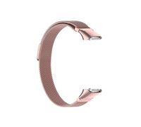 LOKLNEYK Correas metálicas de acero inoxidable para la pulsera de reemplazo for Samsung Galaxy Fit SM-R370(Rose Gold)