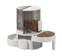 LOKLNEYK Dispensador de Agua y Comida for Gatos, Bebedero automático for Perros - Comedero 2 en 1 | Recarga automática, comedero for Mascotas