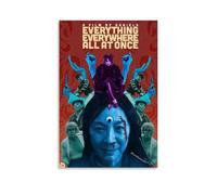 LOKLNEYK Everything Everywhere All at OnceModern - Póster de pared minimalista para sala de estar, dormitorio, oficina, una decoración simple pero llamativa para hogares modernos, 50 x 75 cm, estilo