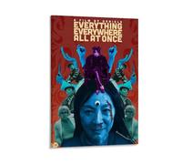 LOKLNEYK Everything Everywhere All at OnceModern - Póster de pared minimalista para sala de estar, dormitorio, oficina, una decoración simple pero llamativa para hogares modernos, 60 x 90 cm, estilo