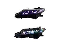 LOKLNEYK Faros Delanteros RGB, Compatibles Con Toyota, Compatibles Con Camry, 2018-2023 SE LE XSE XLE 2018-2023 TRD, Señal De Giro Secuencial For Pasajero