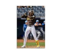 LOKLNEYK Fernando Tatís Jr. - Póster de pared moderno minimalista para sala de estar, dormitorio, oficina, una decoración simple pero llamativa para hogares modernos, 20 x 30 cm, estilo sin marco