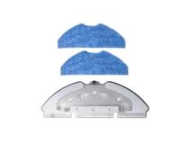 LOKLNEYK Kit de Repuesto for Soporte de mopa con Almohadillas de Microfibra compatibles con 360 S8/TP-Link Tapo RV10/RV20 RV30 Robot Aspirador