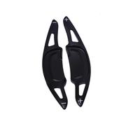 LOKLNEYK Levas Cambio 1 Par Palancas Cambios Volante Aleación Aluminio Para Mazada3 CX30 CX-30 2020 2021 2022(Black)