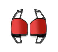 LOKLNEYK Levas Cambio 2 Extensiones Palanca Cambios Para Volante, Estilo Coche, Para A4 B8 A3 8P S3 A5 A6 S6 C6 Q5 A8 R8 TTS MK2 8J Avant(Black)