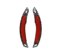 LOKLNEYK Levas Cambio 2 Unidades/lote Levas Cambio Volante Deportivo Para ASX Outlander Lancer Eclipse Cross, ABS, Fibra De Carbono(Forged Carbon)