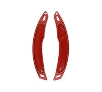 LOKLNEYK Levas Cambio 2 Unidades/lote Levas Cambio Volante Deportivo Para ASX Outlander Lancer Eclipse Cross, ABS, Fibra De Carbono(Carbon Red)