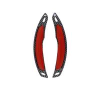 LOKLNEYK Levas Cambio 2 Unidades/lote Levas Cambio Volante Deportivo Para ASX Outlander Lancer Eclipse Cross, ABS, Fibra De Carbono(Carbon Black)