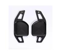 LOKLNEYK Levas Cambio Adhesivo Fibra Carbono Para Extensión Volante Coche, Para Seat León ST 5F FR Cupra Ateca Ibiza 6P Arona Tarraco(Aluminium Black)