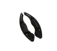 LOKLNEYK Levas Cambio Extensión De Palanca Cambios Volante Coche Para Acura TLX ILX TSX MDX RDX Accord Odyssey 8.ª Generación, Pegatinas Aluminio(Black)