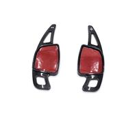 LOKLNEYK Levas Cambio Lote 2 Levas Cambio Volante Deportivas Coche, ABS, Fibra Carbono, Para A3 A4 A5 A7 A8 S3 S4 S5 S6 S7 2020 2021(Pearl Black)