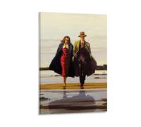 LOKLNEYK Póster de Jack Vettriano The Road to NowhereModern - Impresión minimalista para sala de estar, dormitorio y oficina, una decoración simple pero llamativa para hogares modernos, 50 x 75 cm