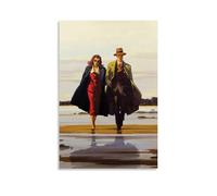 LOKLNEYK Póster de Jack Vettriano The Road to NowhereModern - Impresión minimalista para sala de estar, dormitorio y oficina, una decoración simple pero llamativa para hogares modernos, 50 x 75 cm
