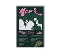 LOKLNEYK Póster moderno de pared de Hers Band What Once Was Postermoderno, impresión minimalista para sala de estar, dormitorio, oficina, una decoración simple pero llamativa para hogares modernos, 60