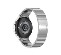 LOKLNEYK Pulsera De Titanio Sin Espacios Apta For Samsung Galaxy Watch 6 4 5 Pro 44 Mm 40 Mm 47 Mm 43 45 Mm Correa De Ajuste Rápido Apta For Correa Clásica De 42 46 Mm(Silver,Galaxy watch 6 44mm)