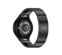 LOKLNEYK Pulsera De Titanio Sin Espacios Apta For Samsung Galaxy Watch 6 4 5 Pro 44 Mm 40 Mm 47 Mm 43 45 Mm Correa De Ajuste Rápido Apta For Correa Clásica De 42 46 Mm(Black,Galaxy watch 5 44mm)