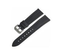 LOKLNEYK Reloj de lujo for hombre, correa de tela de vela, cuero, 20mm, 22mm, 23mm, correa de reloj de nailon negro, resistente al agua(Black1,20mm)