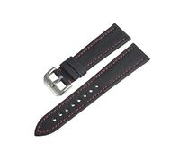 LOKLNEYK Reloj de lujo for hombre, correa de tela de vela, cuero, 20mm, 22mm, 23mm, correa de reloj de nailon negro, resistente al agua(Black2,22mm)