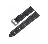 LOKLNEYK Reloj de lujo for hombre, correa de tela de vela, cuero, 20mm, 22mm, 23mm, correa de reloj de nailon negro, resistente al agua(Black3,20mm)