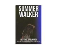 LOKLNEYK Summer Walker Last Day of SummerModern Wall Art Poster minimalista para sala de estar, dormitorio, oficina, una decoración simple pero llamativa para hogares modernos, 50 x 75 cm, estilo sin