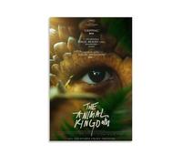 LOKLNEYK The Animal Kingdom- Póster moderno para pared, impresión minimalista para sala de estar, dormitorio y oficina, una decoración simple pero llamativa para hogares modernos, 60 x 90 cm, estilo