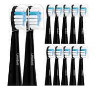 LokoBatii Cabezales compatibles con Oral B Slim Clean 2000, Slim Luxe 4000, 4500, Slim 1001, color negro