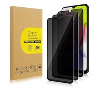 Lokyoo Paquete de 3 protectores de pantalla de privacidad para Samsung Galaxy A03s 5G [vidrio templado antiespía], Ultra HD, antiarañazos, sin burbujas, fácil de instalar, vidrio protector 9H para