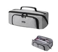 Lokyoyo Estuche de almacenamiento Oxford impermeable de apertura amplia resistente al calor para secador de pelo Dyson HS08/HS05/HS01 Airwrap y HD17/HD16/HD15/HD08, gris, Funda de transporte de viaje